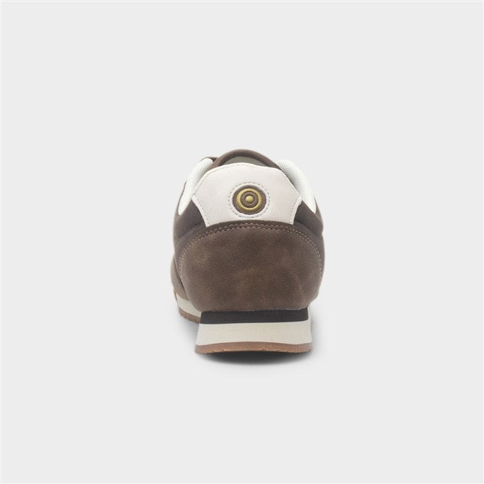 Lambretta Diego Mens Chocolate Lace Up Trainer