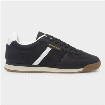 Lambretta Diego Mens Black Lace Up Trainer