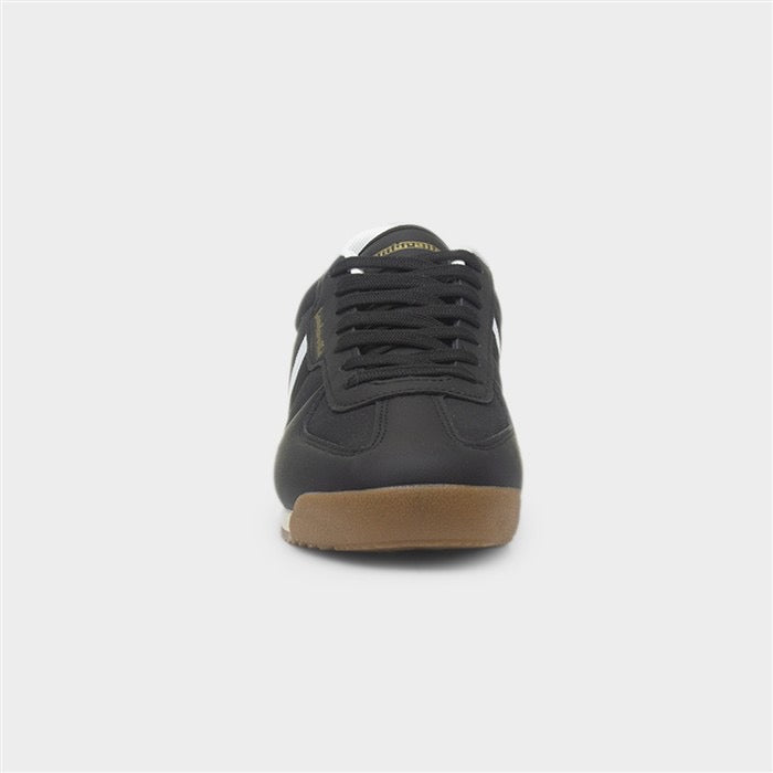 Lambretta Diego Mens Black Lace Up Trainer