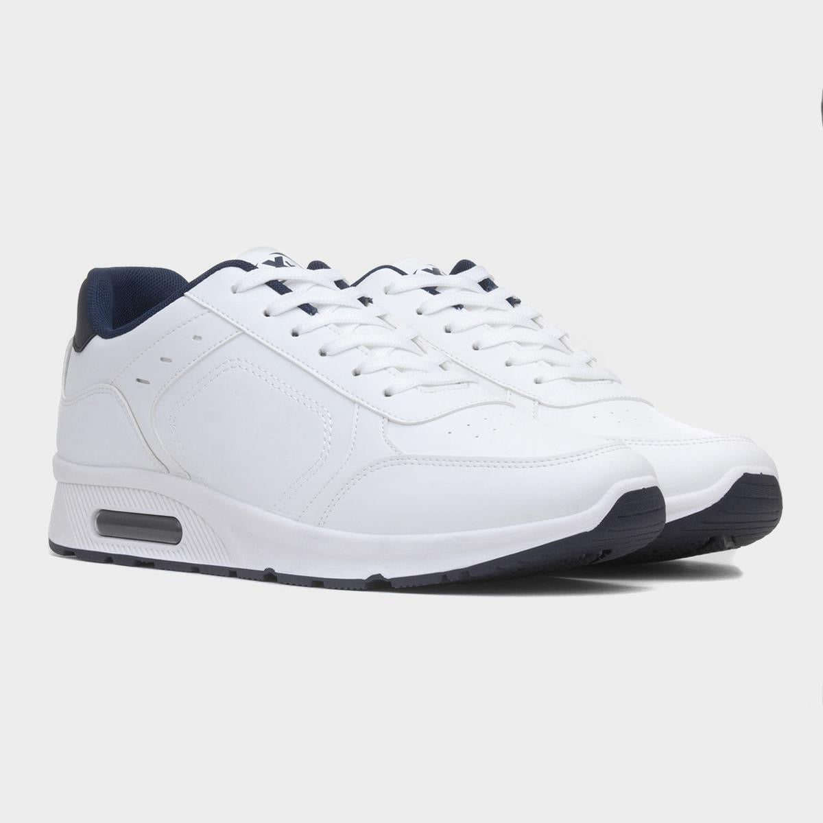 XL Mens White Lace Up Trainers