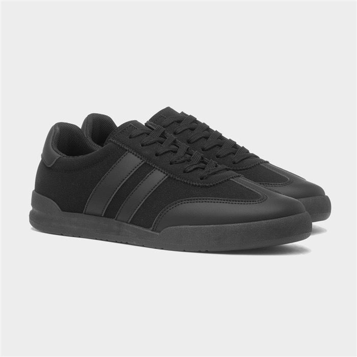 Beckett Mens Black Lace Up Casual Shoe