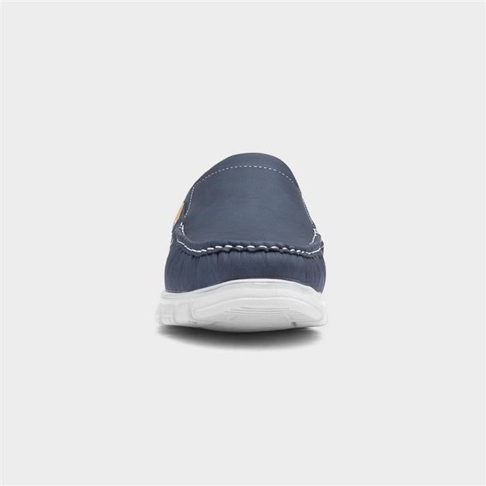 Cushion Walk Declan Mens Navy Casual Boat Shoe