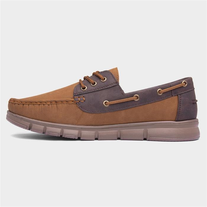 Cushion Walk Ant Mens Tan Casual Boat Shoe