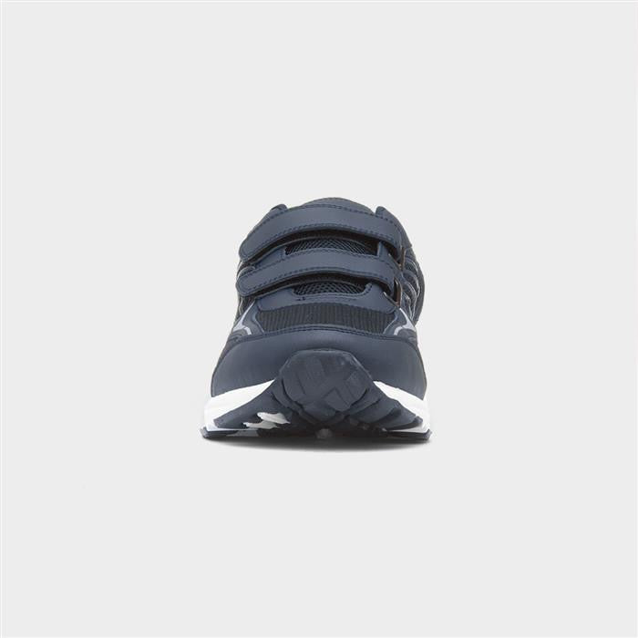 XL Mens Navy Easy Fasten Trainer