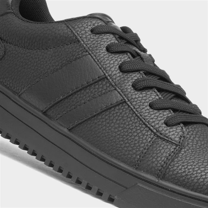 Osaga Maguire Mens Black Lace Up Trainer