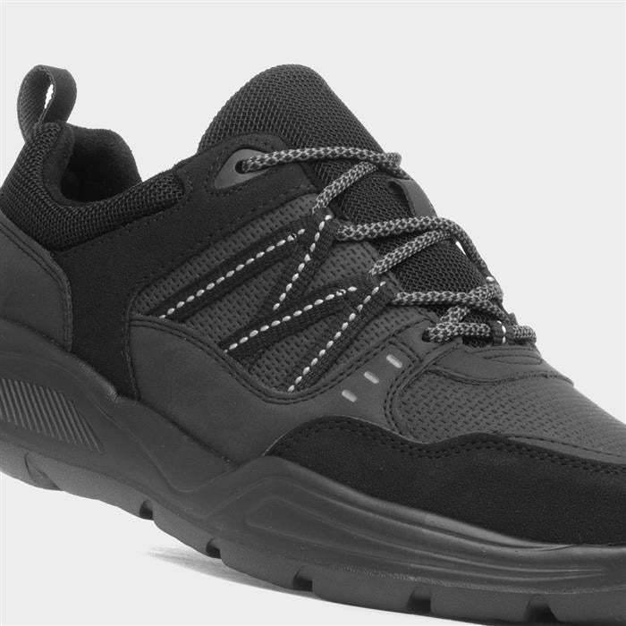 Osaga Maddison Mens Black Casual Shoe
