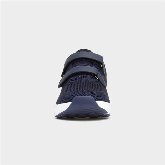 Osaga Density Mens Navy Easy Fasten Trainer