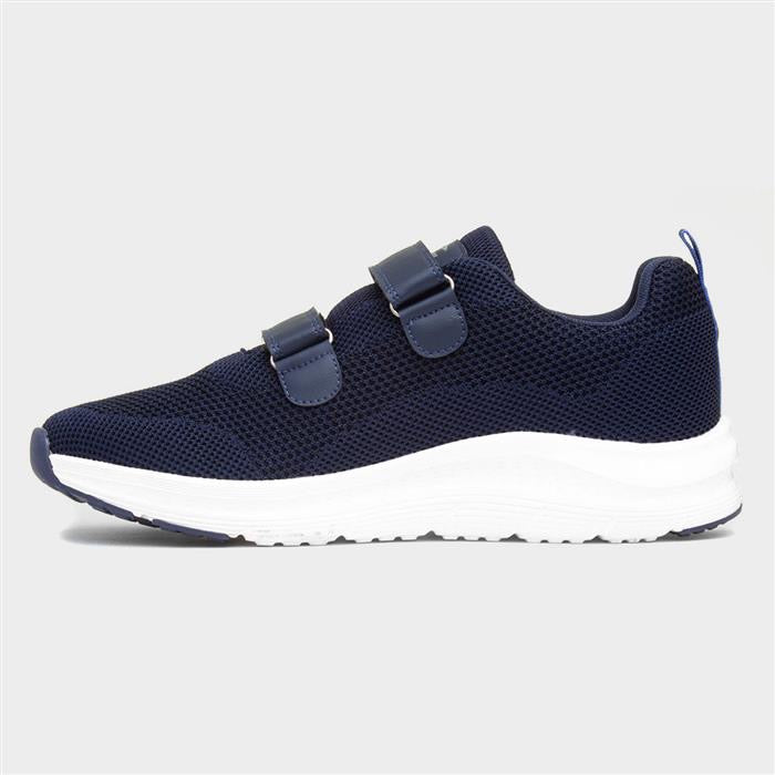 Osaga Density Mens Navy Easy Fasten Trainer