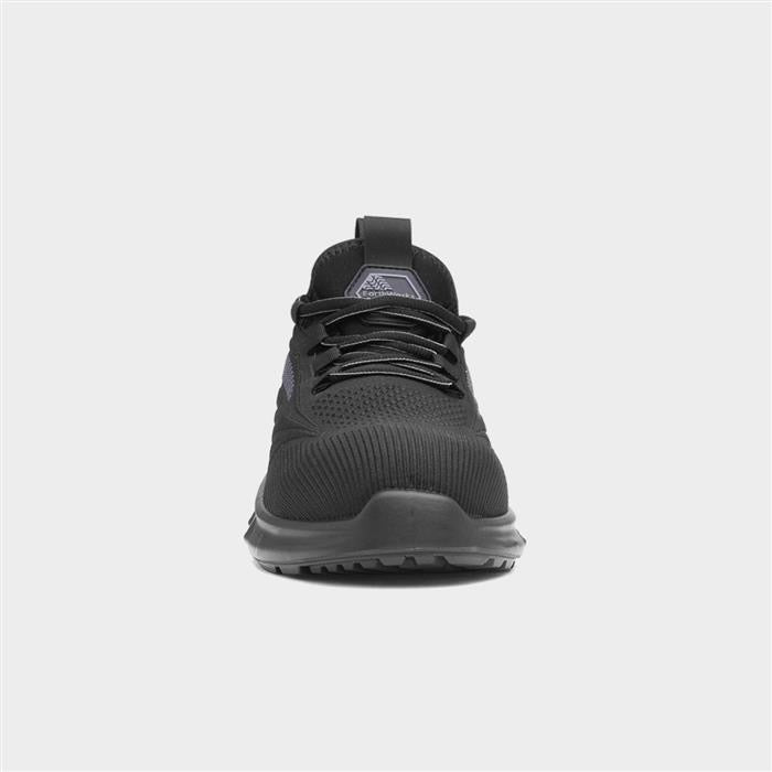EarthWorks Safety Router Mens Black Safety Trainer