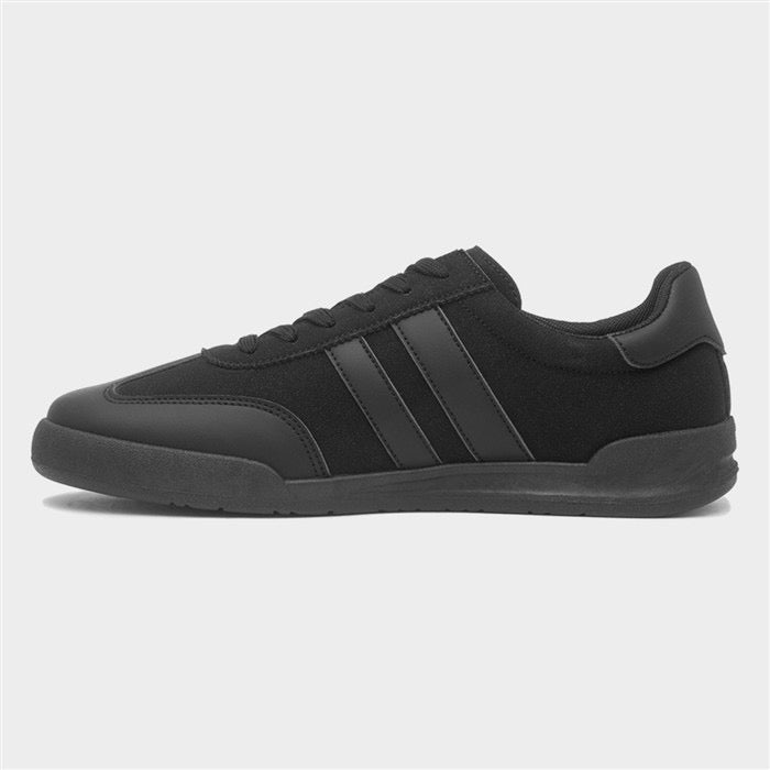 Beckett Mens Black Lace Up Casual Shoe