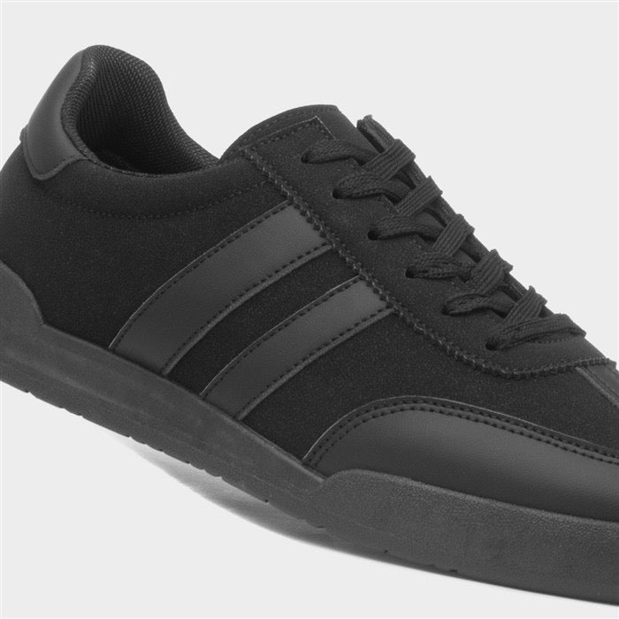 Beckett Mens Black Lace Up Casual Shoe