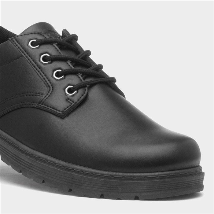 Urban Territory Men's Black Lace Up Shoes