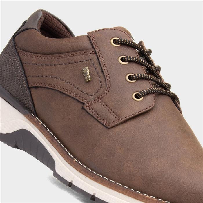Relife Ryan Mens Brown Casual Shoe