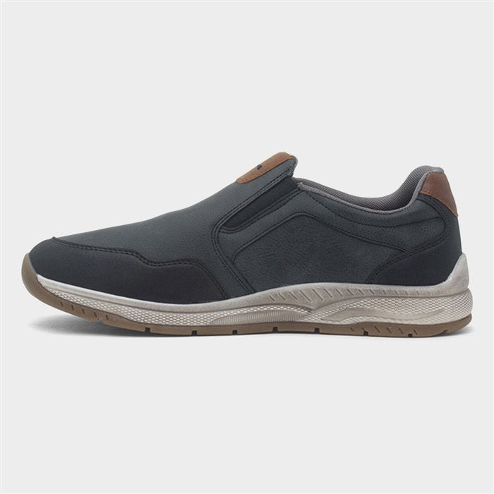 Rock Valley Hailstorm Mens Navy Slip On Shoe