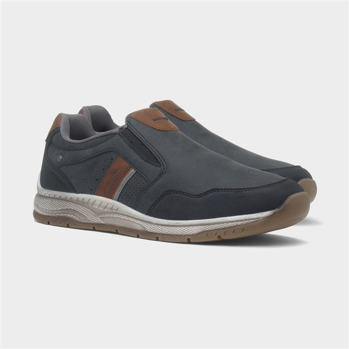 Rock Valley Hailstorm Mens Navy Slip On Shoe