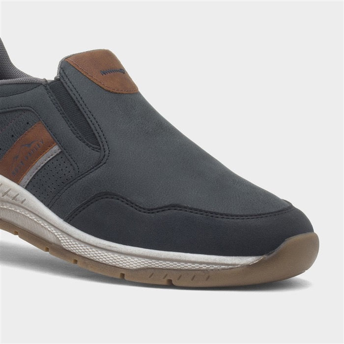Rock Valley Hailstorm Mens Navy Slip On Shoe