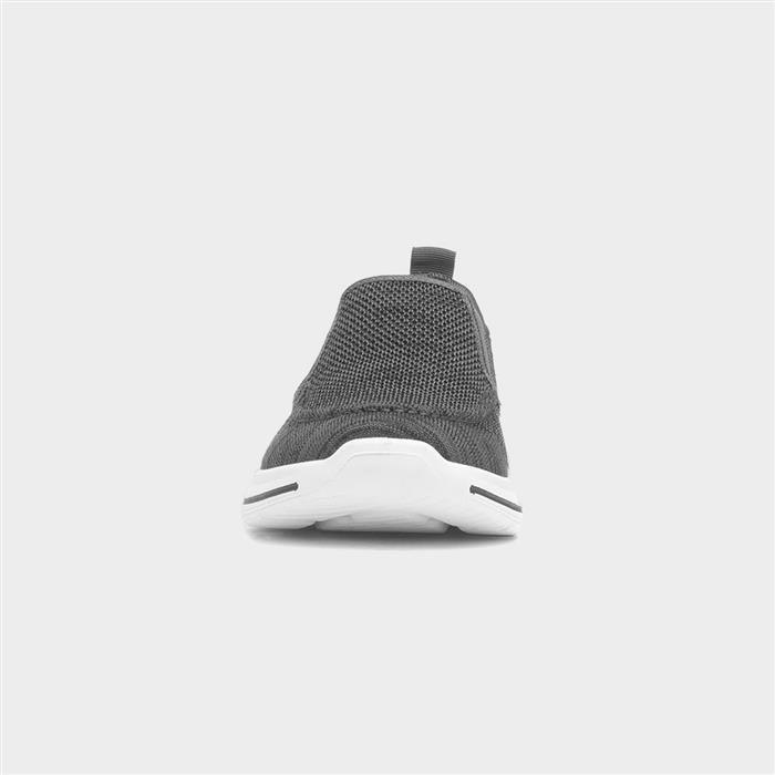 XL Harvey Mens Grey Slip On Casual Shoe