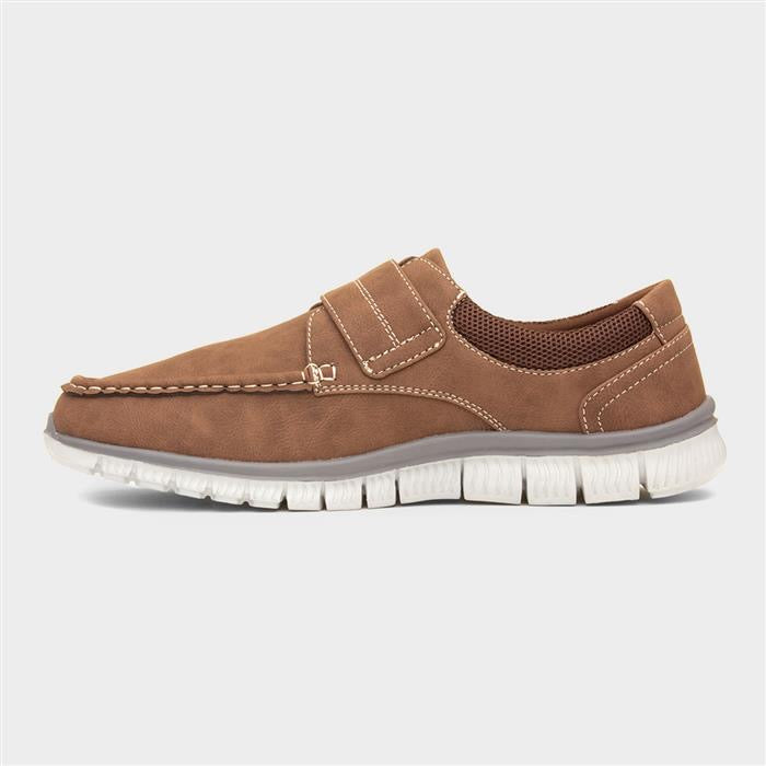 Cushion Walk Greg Mens Brown Casual Shoe