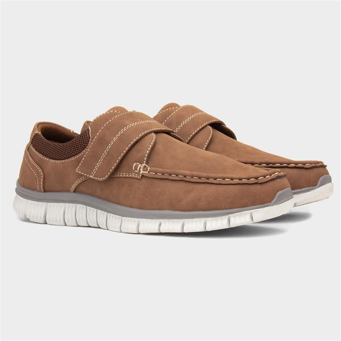 Cushion Walk Greg Mens Brown Casual Shoe
